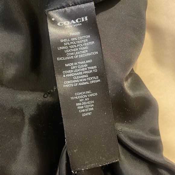 Coach lapel short trench - Picture 6 of 6